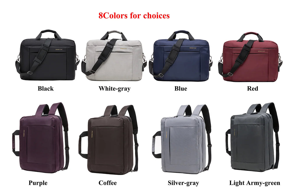 Sumffis SS-9160 Laptop Bag and backpack 2 in 1 15.6 Inches External USB Charge And Aux