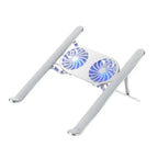 Ergonomic Laptop Holder with Multi Angles Adjustment, Aluminum Cooling Bracket