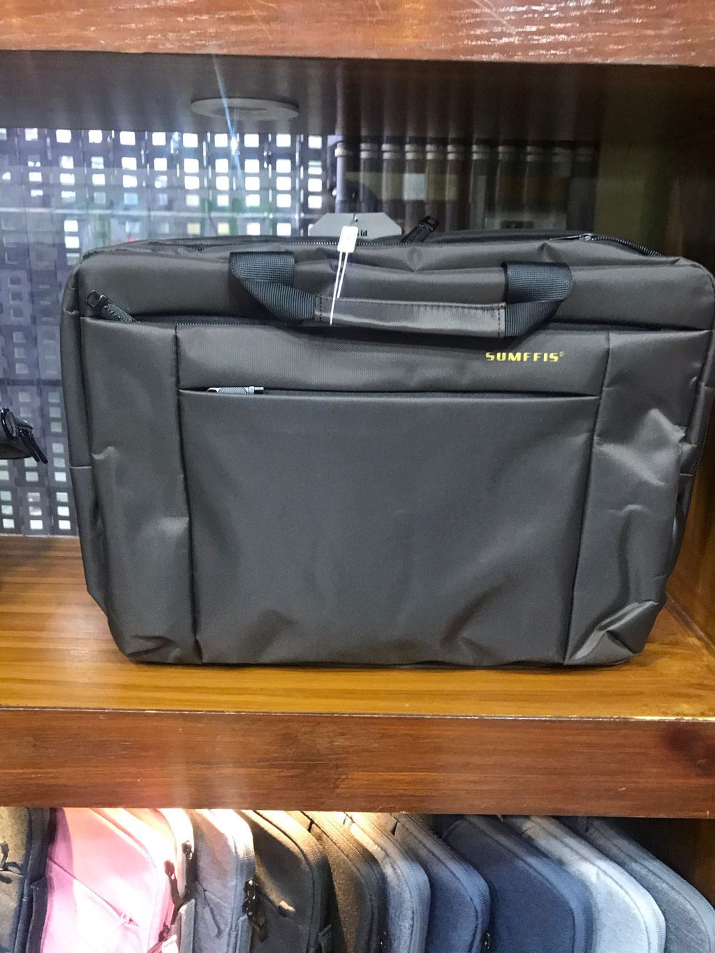 Sumffis SS-9160 Laptop Bag and backpack 2 in 1 15.6 Inches External USB Charge And Aux