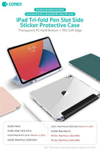 COTECi Three-fold Pen slot TPU Protective case for iPad