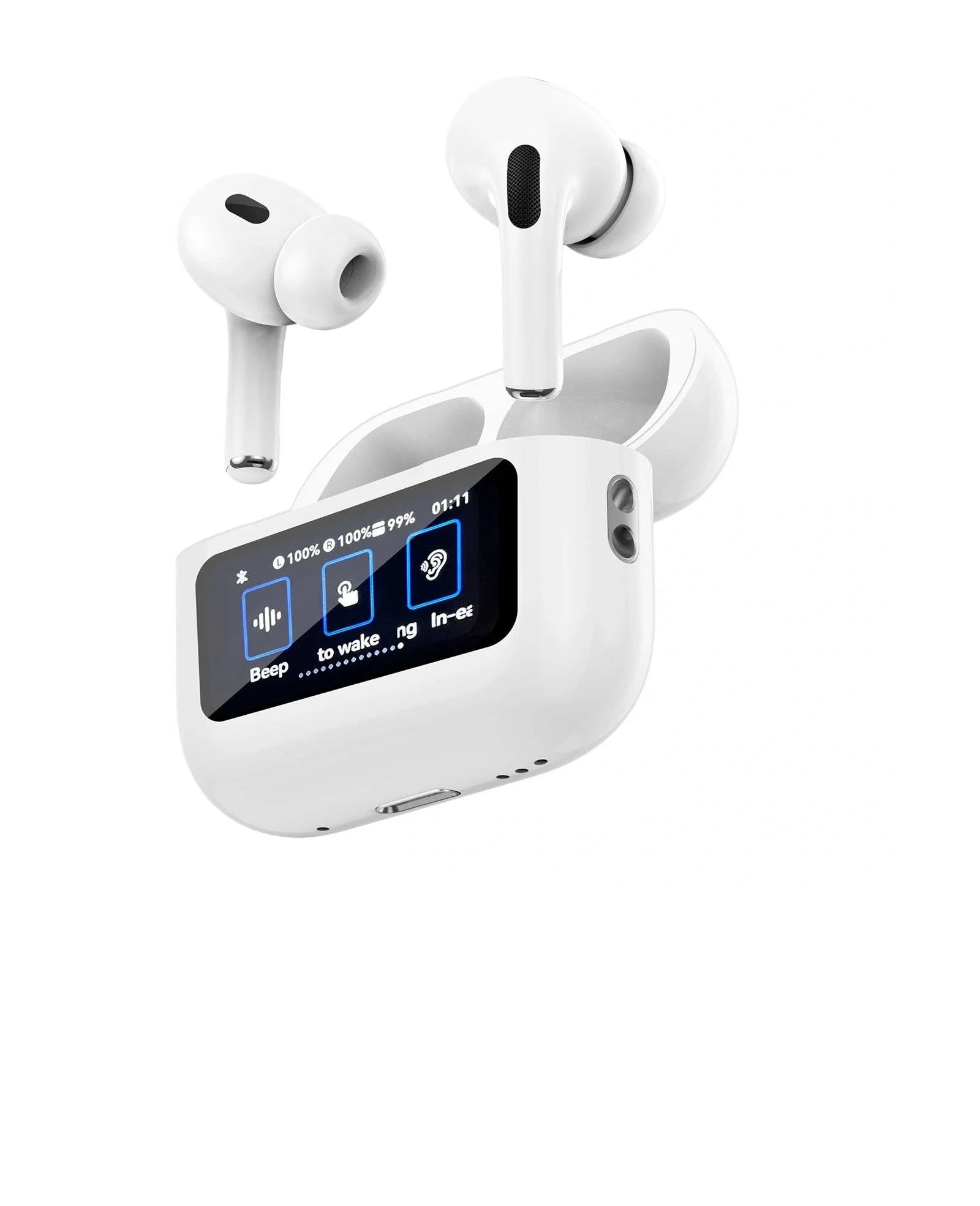 WiWU T22 Wireless Earbuds with Display Bluetooth 6.0 -23dB